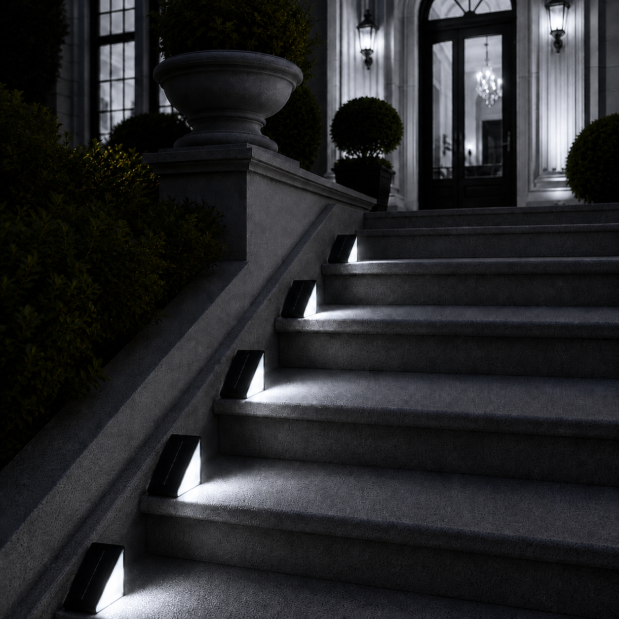 Solar Step Lights | Waterproof Deck & Stair Lighting – Set of 2