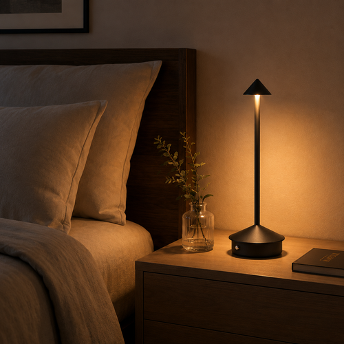Luxury Cordless LED Table Lamp | Touch Sensor, Stepless Dimming