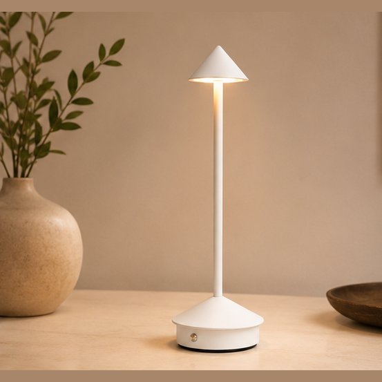 Luxury Cordless LED Table Lamp | Touch Sensor, Stepless Dimming