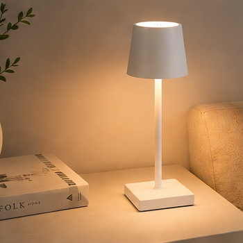 Rechargeable LED Table Lamp | Touch-Control Ambient Lighting for Bedroom & Dining