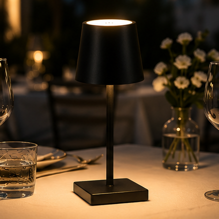 Rechargeable LED Table Lamp | Touch-Control Ambient Lighting for Bedroom & Dining