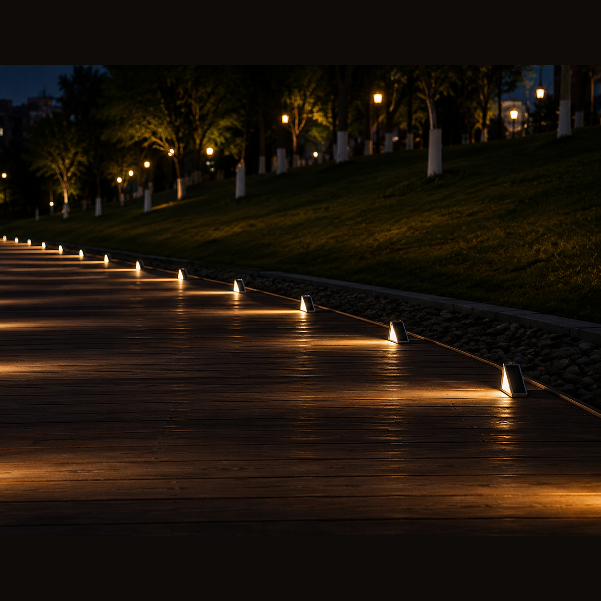 Solar Step Lights | Waterproof Deck & Stair Lighting – Set of 2