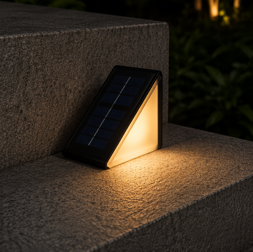 Solar Step Lights | Waterproof Deck & Stair Lighting – Set of 2
